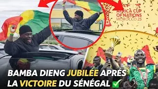 BAMBA DIENG JUBILEE APR&Egrave;S LA VICTOIRE S&Eacute;N&Eacute;GAL CONTRE LE MAROC 