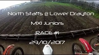 AMCA NorthStaffs @ LowerDrayton MX1 Juniors Race#1 29/10/2017