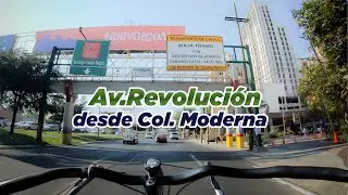 Recorrido Col. Moderna y Av. Revoluci&oacute;n #Monterrey4k #dashcam