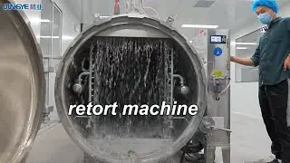 JINGYE Side Spray Retort Machine ,suitable for canned food/pouch food/tuna fish/pickles, etc.