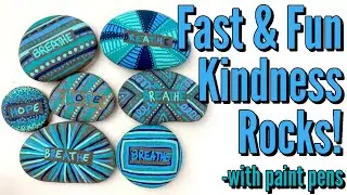 Post-It Note Kindness Rocks | Rock Painting 101
