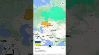 Ukraine Vs Kazakhstan land area size comparison #shorts #shortsfeed #country_comparison #landarea