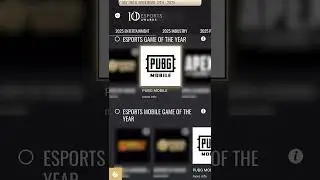 🗳 Пошаговая инструкция, как проголосовать за PUBG MOBILE на Esports Awards! 🏆