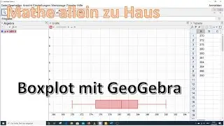 Boxplot mit GeoGebra