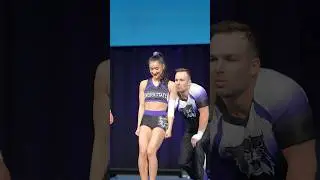 Linn and Taylor 2025 UCA Partner Stunt Competition🙌🏆 #cheer #weberstate #UCA #NCA #stunting #nike