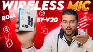 Boya BY V20 Wireless Mic Review | Testing | Boya V20 Mic For Smartphone | Techno KASH