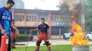 SK BUKIT GELUGOR FIRE DRILL 2023 I 4K I DJI