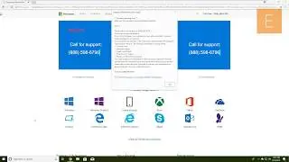 Tech Support Scammer Has A Fake Microsoft Website!