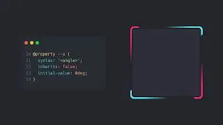 Awesome Border Animation Effects using CSS repeating-conic-gradient