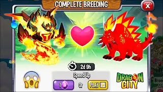 NEW BREEDING: Flame Titan Dragon & Flaming Rock Dragon | DRAGON CITY 2022! 😱