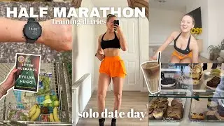 Solo Date Vlog: Half Marathon Training Long Run, Coffee Shop Trip & Productive (ish) Day in My Life