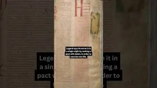 Did The DEVIL Help A Monk Write A Bible? #history #mystery