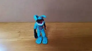 Animating withered Bonnie (Funny clay stop motion)