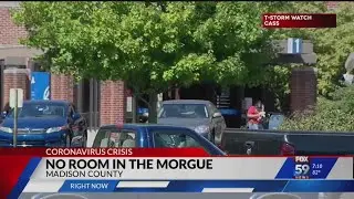 Madison County coroner pleads for morgue as storage for bodies reaches capacity