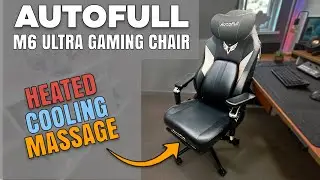 AutoFull M6 Ultra Gaming Chair. Heat cool and massage while gaming