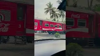 Empty Rajarata Rajina at Matara Railway Crossing - රජරට රැජිණ මාතරදී