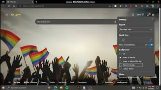How to remove pride flags from Microsoft edge browser and replace it with something cooler