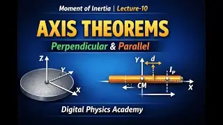 Perpendicular Axis Theorem vs Parallel Axis Theorem | Lecture-10 | IIT-JEE Physics