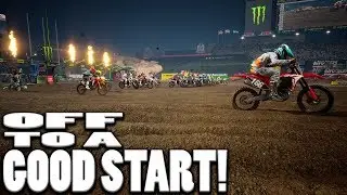 Good Start to The Season - supercross the game 2 Career part: 1
