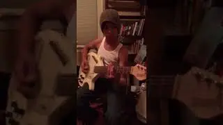 I played a sitar guitar for Halloween
