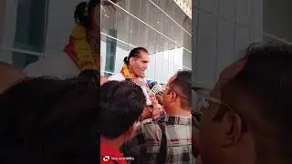 The Great khali at Gwalior airport #gwalior #shorts #viralshorts