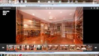 Contemporary wine cellar and tasting area