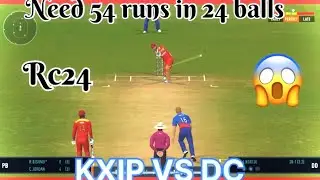 Need 54 Runs In 24 balls 😱😱#KXIPVSDC#rc24#gamers#rc24game#ipl😱#sub#onemillionviews#mayankagarwal