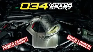 INSTALLING 034MOTORSPORT HIGH FLOW CATTED DP ON THE B9 S4!