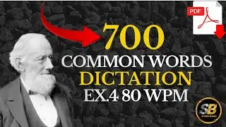 700 Common Words | Shorthand Dictation | 80 WPM | Boost Your Shorthand Skill | Exercise No.r