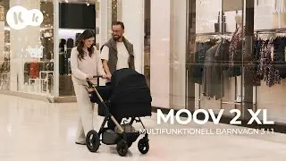 Kinderkraft MOOV 2 XL &ndash; duovagn | stor liggdel, panoramaventilation