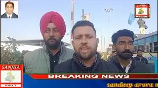 PRTC PUNBUS employees stage protest at Patiala bus stand today,union members arrested Reporter Anjal