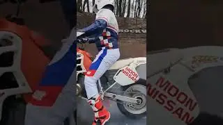 ROBBIE KNIEVEL'S 1990 HONDA CR500R SR'S TRIBUTE RIDE
