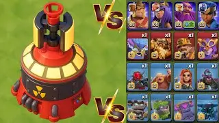 OMG 😱CAN TROOPS AND SUPER TROOPS SURVIVES AGAINST MICROWAVE TOWER 😱#clashofclans #coc #1ksubscribers