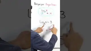 Despejar logaritmos | Profe Andalón | Shorts