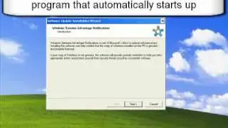 Removing Windows Genuine Advantage From Startup!