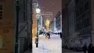 Winter Wonderland, Prague 😍 #shorts