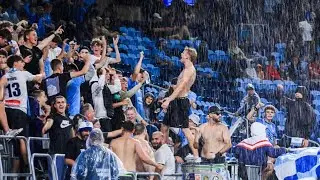 Wild storm delays A-League football match in Sydney