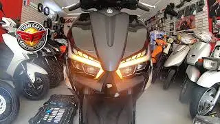 Instalaci&oacute;n  Foco Led   YAMAHA GRYPHUS 125cc 6ta Generaci&oacute;n en #eddymotors #puertoplata