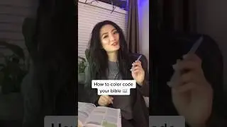 HOW TO COLOR CODE YOUR BIBLES 🖍📖#bible #jesuslovesyou #biblestudy #christiantiktok #christaingirl