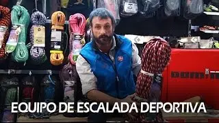Equipo b&aacute;sico para escalada deportiva