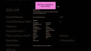 ARITZIA CLIENTELE SALE 2025!!