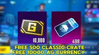 Free 500 Classic Crate & 10000 AG Currency 😱 | Awais Veer YT