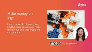 How to make money on lego