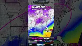 ⚠️DANGEROUS Cold is sweeping across the U.S. as 700,000 people remain without power #weather #cold