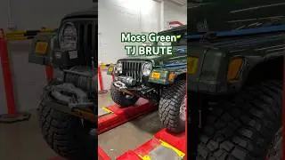 Moss Green TJ Brute Restoration Progress 🔥 #jeep #offroad #brute #jeeplife #crossjeep #restoration