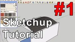 Google Sketchup 7 tutorial #1: 3D Buildings