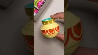 how to make matki from paper quilling #paperquilling #diy #shorts