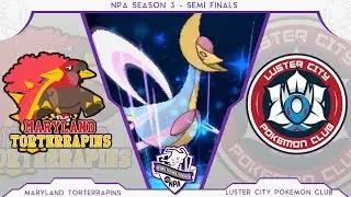 NPA S3 SEMI-FINALS | Battle | Maryland Torterrapins VS Luster City Pokemon Club