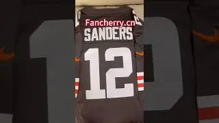 Browns #12 Shedeur Sanders stitched jersey on fancheery. cn #brownsnation