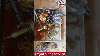 United 100cc bike repair engine teesra gear amjad autos service short video @shortvideos